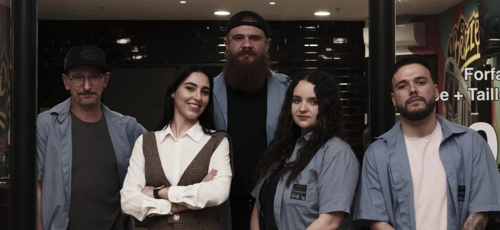 L’équipe du salon 04 St BARBER à Béziers